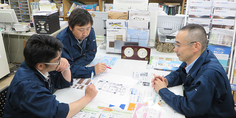 顧客に合わせたトータル提案